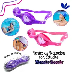GENERICO - Lentes de Natación con Estuche- RM