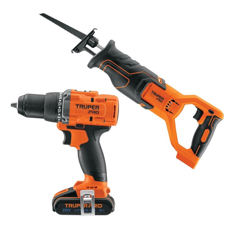 Taladro Atornillador + Sierra Sable + 1bat 2ah 20V