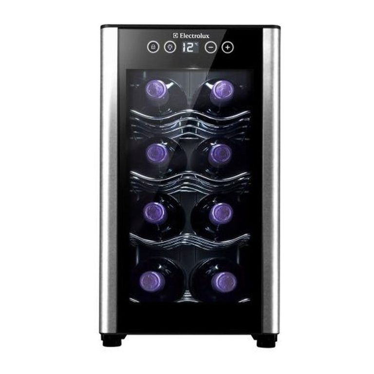 Cava de Vinos Termoeléctrica 8 Botellas Negra ERW082XAMB