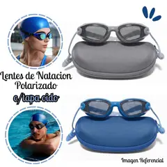 GENERICO - Lentes de Natación con Estuche Proteccion UV - AG