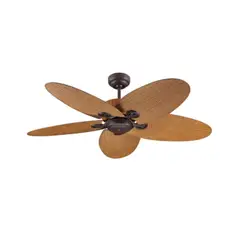 GENERICO - VENTILADOR DE TECHO Decorativo Tropical Breeze de 52 Pulgadas con Hojas de tipo Palma con Control Remoto