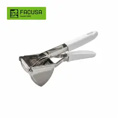 FACUSA - Prensador de Papa para Puré Acero Inoxidable Mango blanco