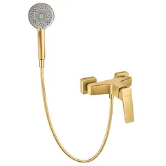 XM - MEZCLADORA MONOCOMANDO PARA DUCHA TELEFONO DORADO MD1390607