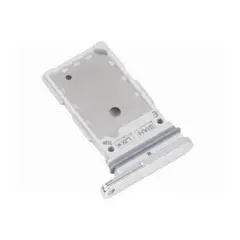GENERICO - Repuesto Bandeja SIM SAMSUNG S23 ULTRA - DUAL SIM PLATEADO BLANCO