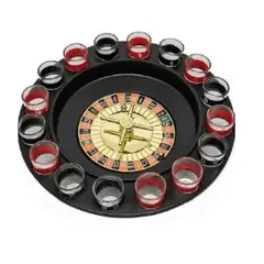GENERICO - JUEGO DE MESA RULETA CON VASOS SHOP