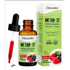 NATURALSLIM - Metab-12 Berry Liquida metilcobalamina + Vitamina D