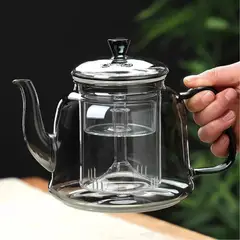 GENERICO - Tetera en borosilicato con filtro para infusión 1200 ml