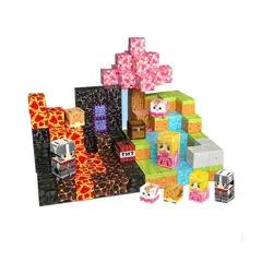 GENERICO - Bloques Magnéticos de Construcción 120 Pcs - Mundo Fantasía de Princesas y Dragones