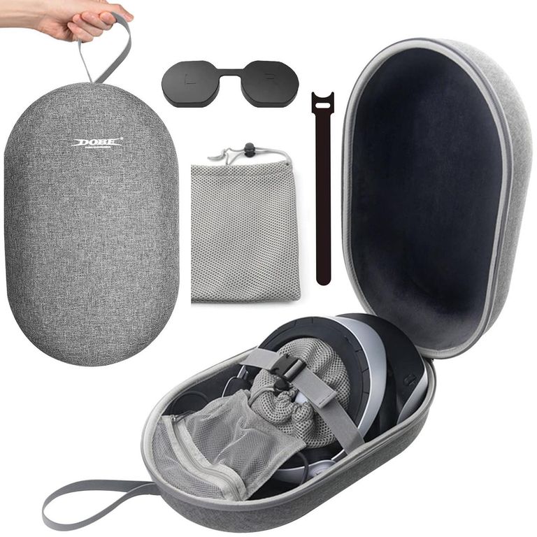 Kit Estuche de transporte rígido para Ps5 PlayStation VR2 - Gris