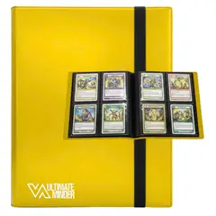 ULTIMATE MINDER - Album para 160 Cartas coleccionables Binder - Amarillo