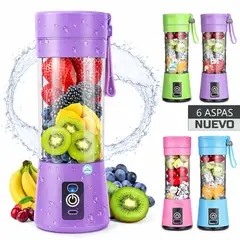 GENERICO - Licuadora Portátil Recargable USB