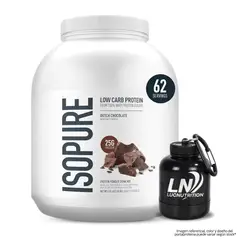 GENERICO - Isopure Zero Carb 4.51 LB / Proteina Isolatada Isopure - Dutch Chocolate + Portaproteina