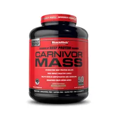 MUSCLEMEDS - Carnivor Mass 5.9 LB Beef Protein - Chocolate Fudge