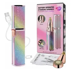 GENERICO - Mini depilador facial y cejas 2 en 1 recargable afeitador portatil indoloro