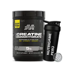 Muscletech - Creatina 400Gr Creatine Platinum +SHAKER - Tienda Física