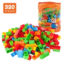 GENERICO - Bloques de Construcción Grandes 320 Piezas