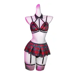 GENERICO - LENCERIA DISFRAZ COLEGIALA ARNES TALLA XL