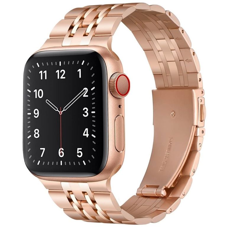Correa de Acero Loop para Apple Watch 42mm S10 S11 Rose Gold