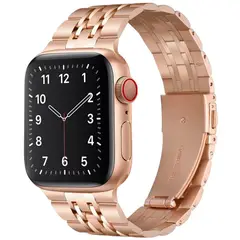 URVOI - Correa de Acero Loop para Apple Watch 42mm S10 S11 Rose Gold