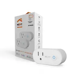 NEXXT SOLUTIONS - ENCHUFE INTELIGENTE NEXXT NHP-S611M BLANCO DE 1 PUNTO - 2PACK - 2 UNIDADES