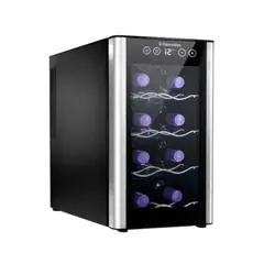 Electrolux - Cava de Vinos ERW082XAMB Termoeléctrica para 8 Botellas Color Silver 220V