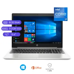 HP - Laptop reacondicionada ProBook 450 G7 Core i7 10ma Gen 8GB RAM 512GB SSD Plata