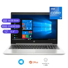 HP - Laptop reacondicionada ProBook 450 G7 Core i7 10ma Gen 16GB RAM 256GB SSD Plata