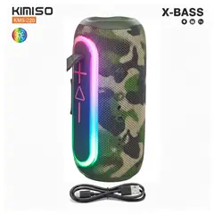 GENERICO - Parlante Bluetooth Kimiso Recargable Portátil Luces Led RGB Bocina Inalámbrica KMS- 220