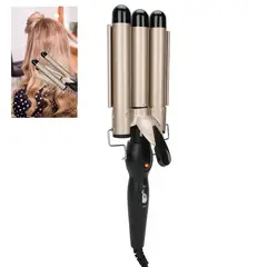 OEM - Rizador De Cabello Tenazas Para Rizar El Cabello 3 Barriles Ondulador Moldeador Ondas Tenaza Triple