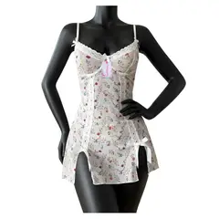 GENERICO - BABYDOLL LENCERIA DE ENCAJE PARA DAMAS PIJAMA SEXY TALLA XL