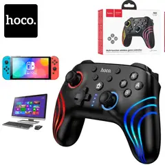 HOCO - Mando Joystick Inalambrico Bluetooth PC PS4 Switch Recargable GA2 – Negro