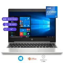HP - Laptop reacondicionada ProBook 440 G7 Core i7 10ma Gen 8GB RAM 1TB HDD Plata