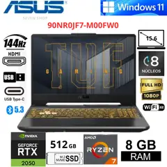 ASUS - Laptop Gamer TUF Gaming A15 FA506NFR 15.6" FHD Ryzen 7 7435HS 8GB RAM 512GB SSD RTX 2050 4GB