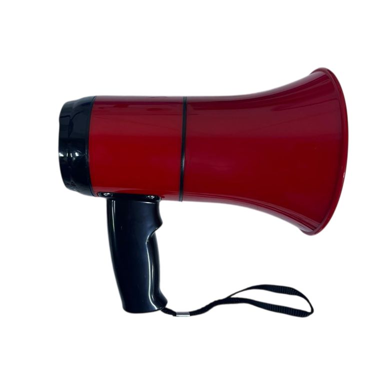 Megáfono batería portátil con grabadora 35 W - Rojo