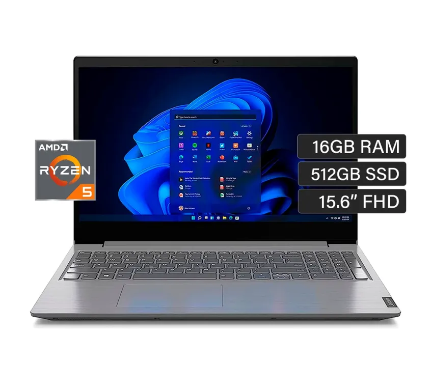 LAPTOP V15 G4 AMD RYZEN 5 7520U 82YU00XYLM RAM 16GB SSD 512GB 15.6 FHD FREEOS
