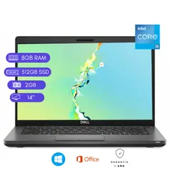 DELL - Laptop Reacondicionada LATITUDE 5401 CORE I5 9NA/ 8GB RAM/ 512GB SSD/2GB VIDEO 14”