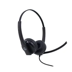 TEROS - AURICULARES USB NEGRO