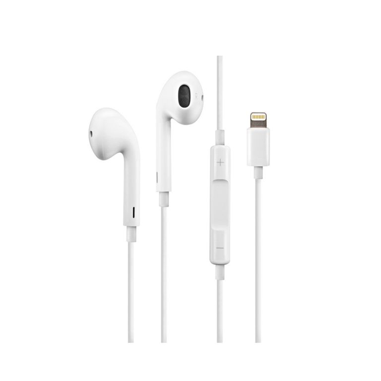 Earpods Con Conector Lightning Color Blanco