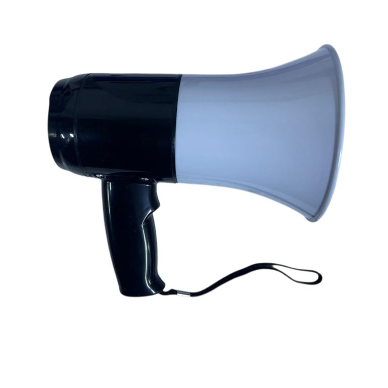 Megáfono batería portátil con grabadora 35 W - Negro