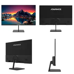 ADVANCE - Monitor 215 ADV-2152S FHD IPS 100Hz 1ms HDMI DP VGA Parlantes Negro