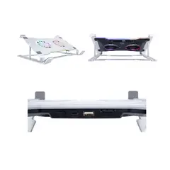 TEROS GAMING - Cooler para notebook TEROS TE-7135N soporta tablets y notebooks de 9 hasta 16 plateado