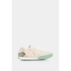 Velez - Vélez Zapatillas De Lona Y Cuero Gamuzado Mujer Wild Blanco