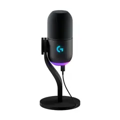 LOGITECH - Micrófono Yeti GX dinámico RGB para juegos Negro