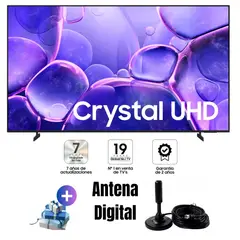 SAMSUNG - Televisor 75'' Crystal UHD 4K UN75U8000FGXPE 2025 + Ant