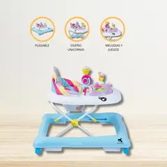 INFANTI - Andador Para Bebé Musical «UNICORNIO» Purple