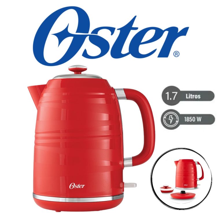 HERVIDOR 17LT COLOR ROJO MOD BVSTKT4177R-053