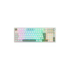 ROYAL KLUDGE - Teclado Gamer Rk-R98Pro Cableado Skycyan Creamy Switch