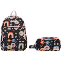 XTREM - Pack Mochila + Cartuchera Black Rainbow