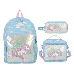 XTREM - Pack Mochila + Lonchera + Cartuchera Multicolor Unicor