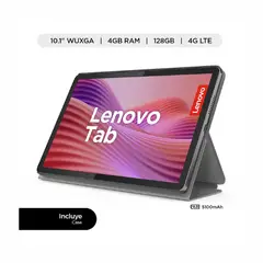 LENOVO - Tablet Tab Con Chip Mediatek Helio G85 4 Gb Ram 128 Gb 10.1"